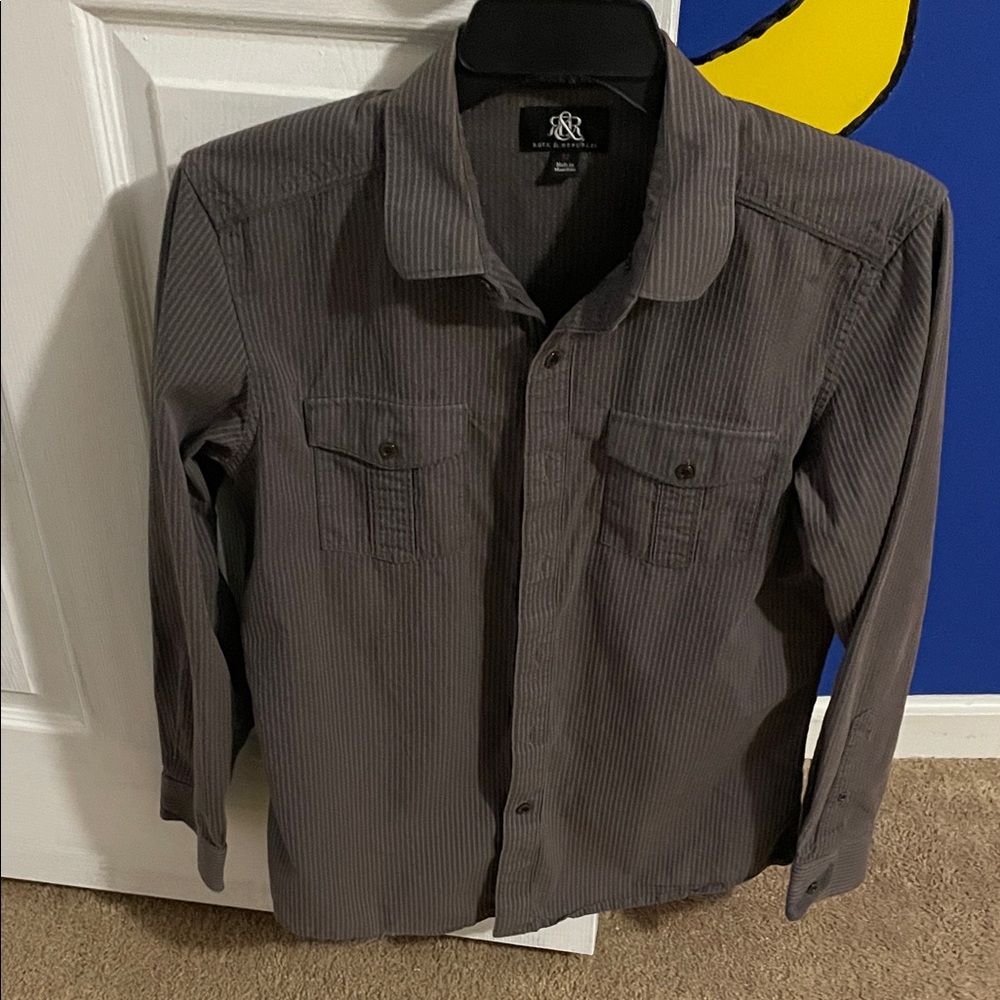 Rock & Republic Charcoal Shirt Jacket